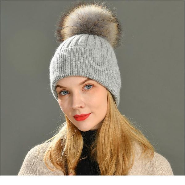 women winter hat female removable real raccoon fur pompom hat cap wool knitted hat natural fur pompon for women jlloyt
women winter hat female removable real raccoon fur pompom hat cap wool knitted hat natural fur pompon for women jlloyt