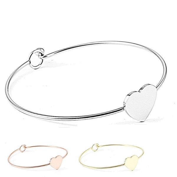 charm bracelets zmzy original stainless steel wire bangle heart for women jewelry gift fashion pulseiras femininas dropship, Golden;silver
charm bracelets zmzy original stainless steel wire bangle heart for women jewelry gift fashion pulseiras femininas dropship, Golden;silver