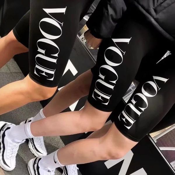 2020 women plus size slim pencil leggings side letter print spring leggings lady summer knee length fitted pant trousers, Black
2020 women plus size slim pencil leggings side letter print spring leggings lady summer knee length fitted pant trousers, Black