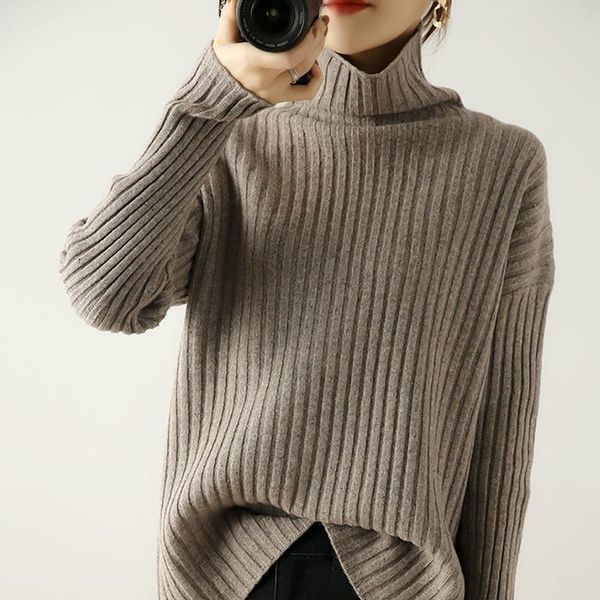 women's sweaters lhzsyy 2021autumn winter turtleneck pure wool sweater soft knitting female plus size cashmere base shirt thicken warm, White;black
women's sweaters lhzsyy 2021autumn winter turtleneck pure wool sweater soft knitting female plus size cashmere base shirt thicken warm, White;black