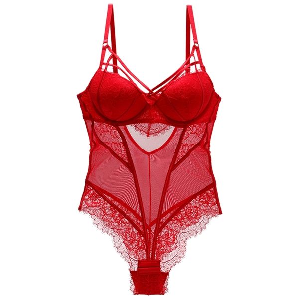 bodysuit women push up red strappy cup eyelash lace floral pattern padded underwire lingerie women shapewear 201222, Black;white
bodysuit women push up red strappy cup eyelash lace floral pattern padded underwire lingerie women shapewear 201222, Black;white