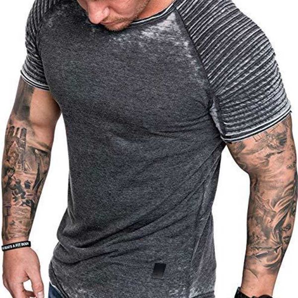 fashion casual o-neck tees short sleeved mens solid draped tshirts summer solid, White;black
fashion casual o-neck tees short sleeved mens solid draped tshirts summer solid, White;black