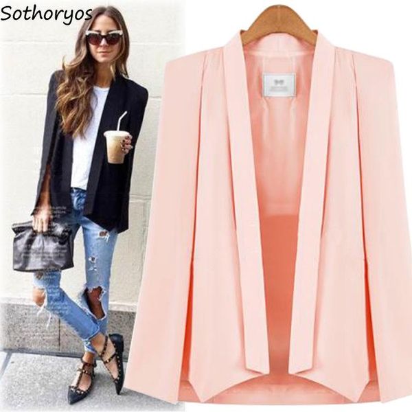 women's suits & blazers women autumn solid simple all-match pockets long sleeved leisure clothing womens loose european style ladies bl, White;black
women's suits & blazers women autumn solid simple all-match pockets long sleeved leisure clothing womens loose european style ladies bl, White;black