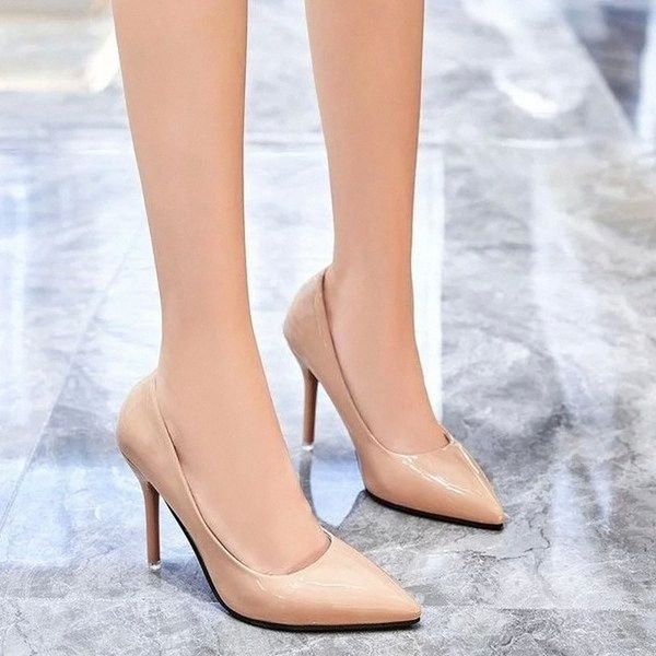 2020 new plus size 34-44 women shoes pointed toe pumps patent leather dress high heels boat wedding zapatos mujer #xb84, Black
2020 new plus size 34-44 women shoes pointed toe pumps patent leather dress high heels boat wedding zapatos mujer #xb84, Black