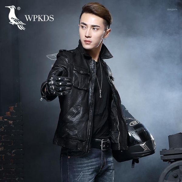 ptslan 2019 men genuine leather jacket sheepskin coat clothes classic good quality motorcycle p53181, Black
ptslan 2019 men genuine leather jacket sheepskin coat clothes classic good quality motorcycle p53181, Black