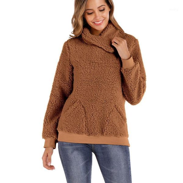 casual warm soft turtle neck pullover daily solid long sleeve thickened autumn winter artificial fleece travel women sweatshirt1, Black
casual warm soft turtle neck pullover daily solid long sleeve thickened autumn winter artificial fleece travel women sweatshirt1, Black