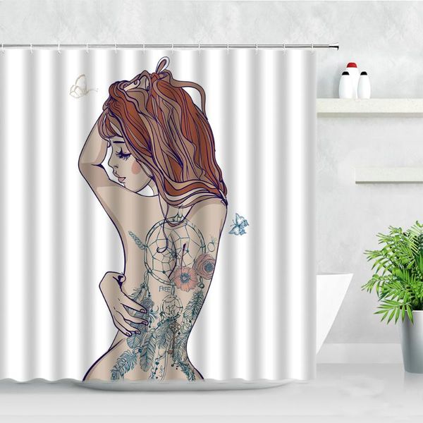 shower curtains cartoon tattoo girl curtain set flower butterfly dream feather pattern creative waterproof fabric decor bathroom
shower curtains cartoon tattoo girl curtain set flower butterfly dream feather pattern creative waterproof fabric decor bathroom