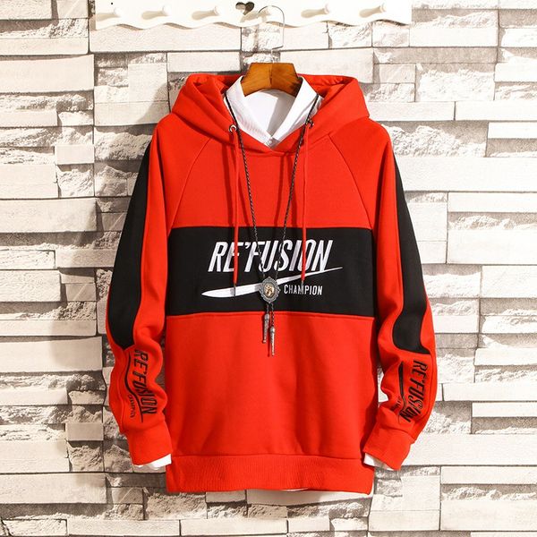 2019 spring and autumn new sweater male teenagers tide student movement hoodie loose pullover jacket red network, Black
2019 spring and autumn new sweater male teenagers tide student movement hoodie loose pullover jacket red network, Black