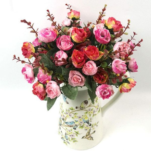 21 heads elegant european artificial rose simulation silk flowers bouquet party wedding decal beautiful home decor1
21 heads elegant european artificial rose simulation silk flowers bouquet party wedding decal beautiful home decor1