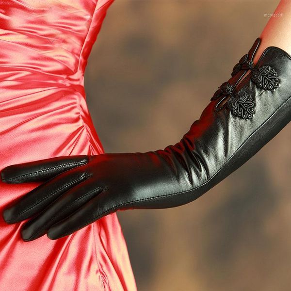 klss brand genuine leather women gloves goatskin gloves elegant retro lute buckle lady black sheepskin glove 8181, Blue;gray
klss brand genuine leather women gloves goatskin gloves elegant retro lute buckle lady black sheepskin glove 8181, Blue;gray