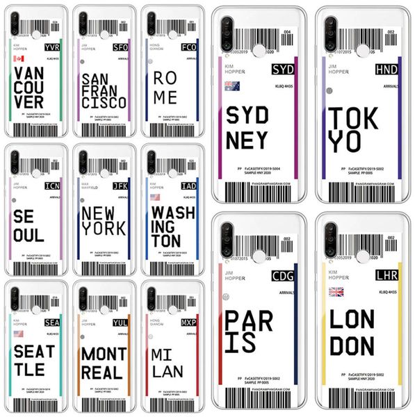 travel city air ticket label bar code phone case for huawei p30 p20 mate 30 20 lite pro p smart 2019 back cover tpu soft silicon 
travel city air ticket label bar code phone case for huawei p30 p20 mate 30 20 lite pro p smart 2019 back cover tpu soft silicon