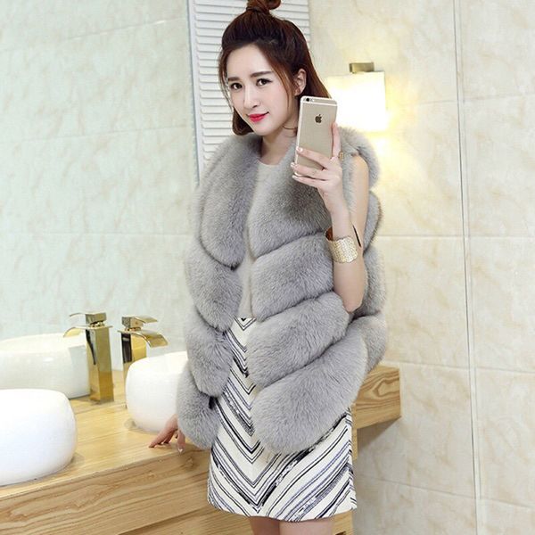 zadorin new luxury faux fox fur vest women plus size furry short faux fur vests coat fur gilet fourrure autumn winter overcoat lj201202, Black
zadorin new luxury faux fox fur vest women plus size furry short faux fur vests coat fur gilet fourrure autumn winter overcoat lj201202, Black