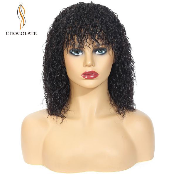 chocolate human hair wigs malaysian remy hair short jerry curly wigs for black women 150 density, Black;brown
chocolate human hair wigs malaysian remy hair short jerry curly wigs for black women 150 density, Black;brown