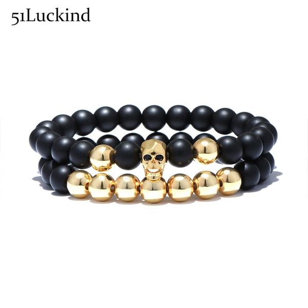 charm bracelets steampunk metal copper skull set elastic black beads couple skeleton men braclets sets male hand jewelry accessories, Golden;silver
charm bracelets steampunk metal copper skull set elastic black beads couple skeleton men braclets sets male hand jewelry accessories, Golden;silver