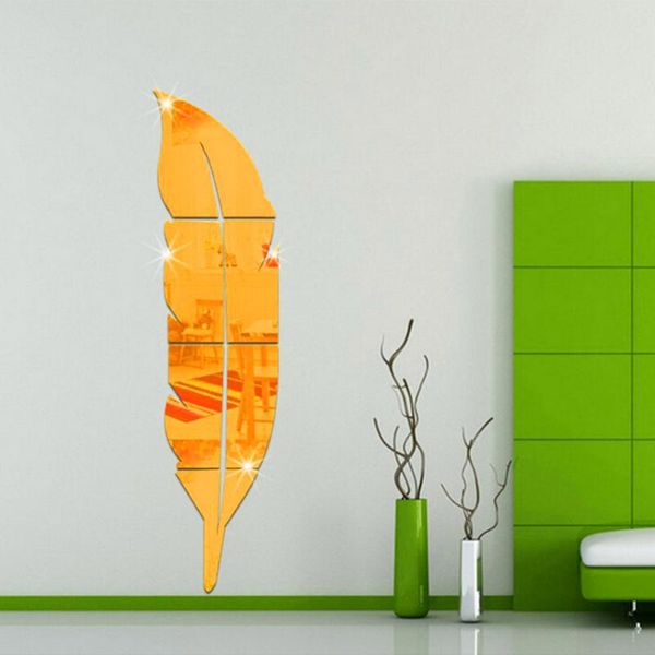 mirror creative simple 3d diy acrylic feather wall stickers modern self-adhesive decals bedroom home decor fridge stickers
mirror creative simple 3d diy acrylic feather wall stickers modern self-adhesive decals bedroom home decor fridge stickers