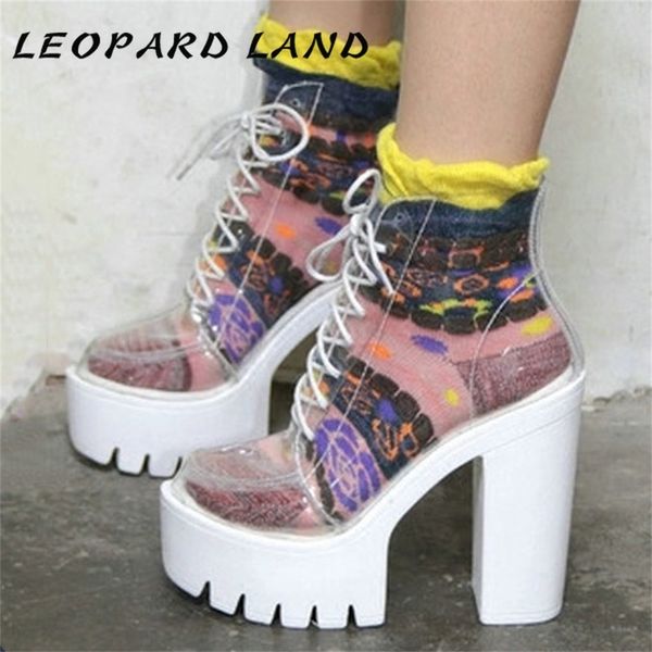 leopard land 2020 women's square heels boots high transparent female thick platform waterproof nightclub catwalk boots jxq-5617 y200723, Black
leopard land 2020 women's square heels boots high transparent female thick platform waterproof nightclub catwalk boots jxq-5617 y200723, Black