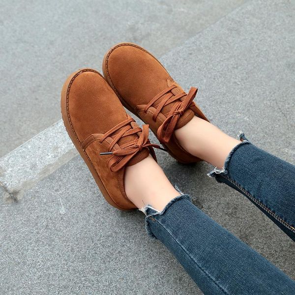 autumn winter new fashion snow boots women's lace-up thick cotton-padded shoes warm plus velvet anti-slip cotton for female, Black 
autumn winter new fashion snow boots women's lace-up thick cotton-padded shoes warm plus velvet anti-slip cotton for female, Black