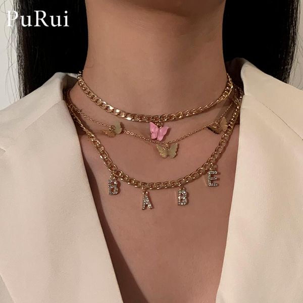 chains bohemian butterfly choker necklace women collares punk hip hop crystal letter pendants gothic layered chain necklaces, Silver
chains bohemian butterfly choker necklace women collares punk hip hop crystal letter pendants gothic layered chain necklaces, Silver