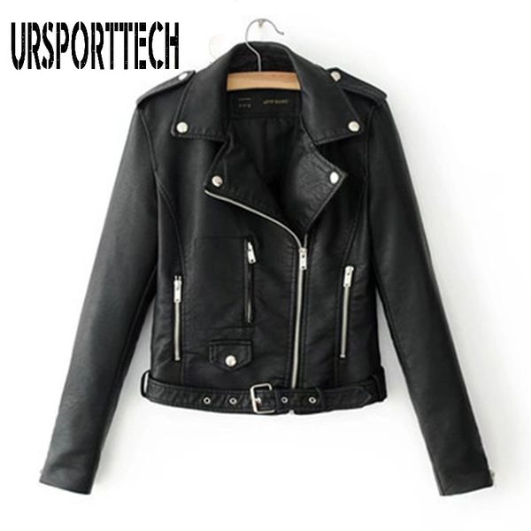 new autumn women pu leather jacket woman zipper belt short coat female black punk bomber faux leather jackets women outwear xxxl 201109, Black;brown
new autumn women pu leather jacket woman zipper belt short coat female black punk bomber faux leather jackets women outwear xxxl 201109, Black;brown