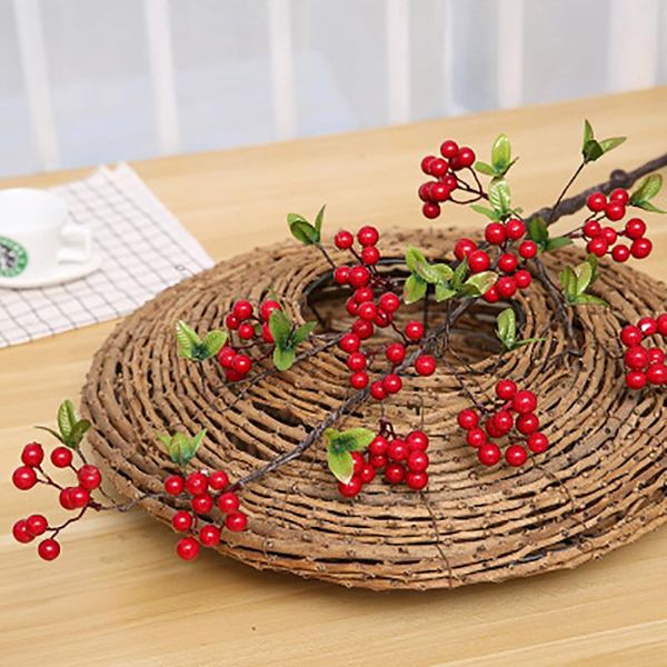 1pcs 100cm 3 heads red green artificial cherry stamens berries christmas tree decor wedding home decoration fake berry ornaments bbyzis
1pcs 100cm 3 heads red green artificial cherry stamens berries christmas tree decor wedding home decoration fake berry ornaments bbyzis