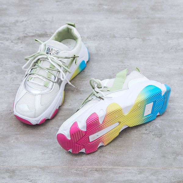 ulzzang women colorful yellow green sneakers female student platform mesh breathable sports vulcanized dad shoes new 2020, Black;brown
ulzzang women colorful yellow green sneakers female student platform mesh breathable sports vulcanized dad shoes new 2020, Black;brown