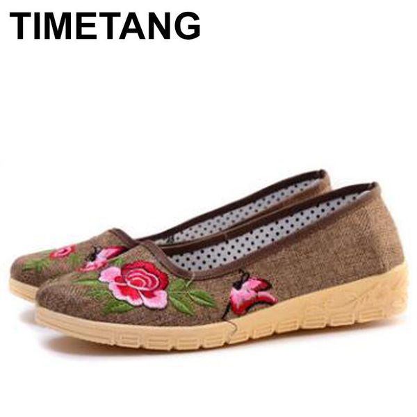timetang2020 new shoes female embroidered shoes chinese style linen breathable slope with non-slip soft bottom mother e283, Black
timetang2020 new shoes female embroidered shoes chinese style linen breathable slope with non-slip soft bottom mother e283, Black