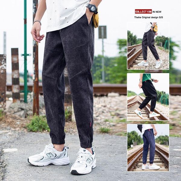 autumn streetwear mens trend corduroy pants casual men's pants jogging slim-fit sports men 2021 new pocket harem 5xl1, Black
autumn streetwear mens trend corduroy pants casual men's pants jogging slim-fit sports men 2021 new pocket harem 5xl1, Black
