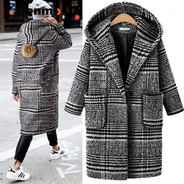 plus size -5xl winter long overcoat women pocket plaid warm outfit handmade loose korean thick coat hooded outwear casual, Black
plus size -5xl winter long overcoat women pocket plaid warm outfit handmade loose korean thick coat hooded outwear casual, Black
