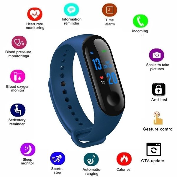 fitness heart rate blood pressure health band men smart bracelet bluetooth watch wristband for android ios
fitness heart rate blood pressure health band men smart bracelet bluetooth watch wristband for android ios