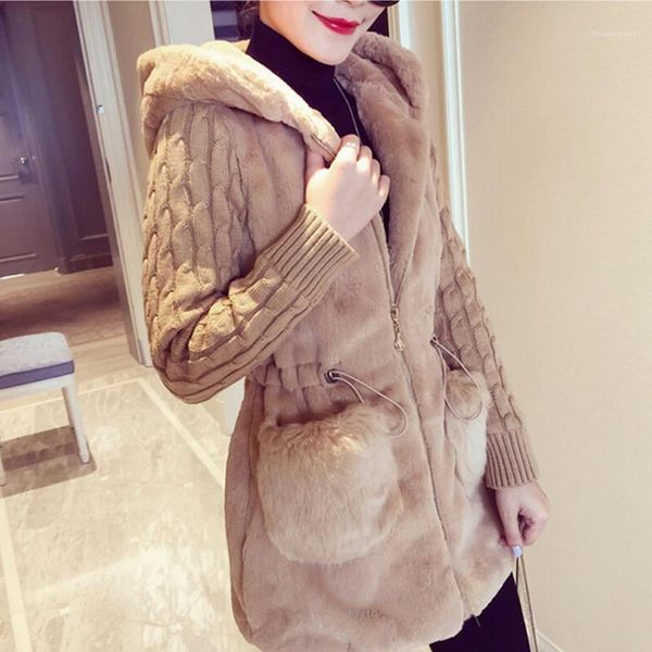 2021 warm comfortablae winter jacket women hooded coat furry faux fur thick section knit sweater casual jacket coats1, Black;brown
2021 warm comfortablae winter jacket women hooded coat furry faux fur thick section knit sweater casual jacket coats1, Black;brown