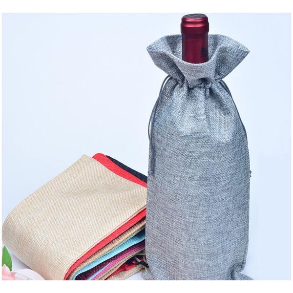 15*35cm christmas decor burlap champagne wine bottle bags covers party festival gift pouch p jlllka outbag2007
15*35cm christmas decor burlap champagne wine bottle bags covers party festival gift pouch p jlllka outbag2007