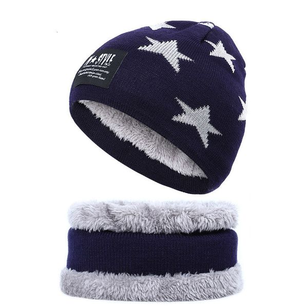 2020 baby autumn and winter brushed and thick children's five-pointed star scarf scarf hat two-piece set warm woolen cap, Blue;gray
2020 baby autumn and winter brushed and thick children's five-pointed star scarf scarf hat two-piece set warm woolen cap, Blue;gray