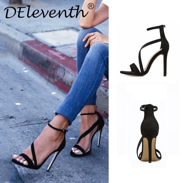 sandals womens shoes 2021 summer ladies fashion korean casual black high heels