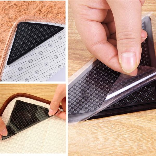 bath mats 4pcs carpet pad reusable washable non slip triangle sticker rug grippers silicone grip living room anti for home mat
bath mats 4pcs carpet pad reusable washable non slip triangle sticker rug grippers silicone grip living room anti for home mat