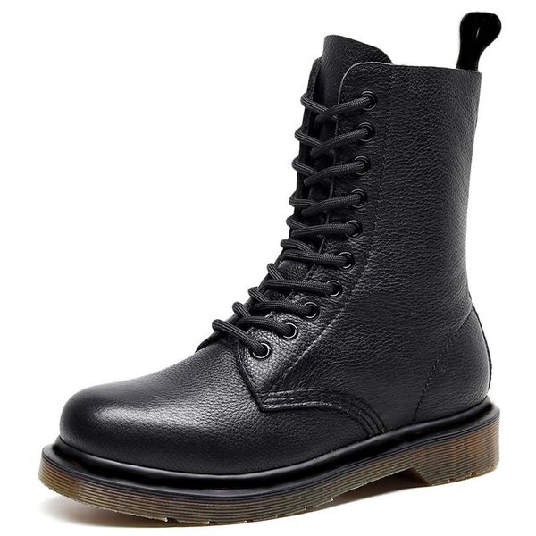 cozy soft leather ankle boots women spring autumn shoes woman lace-up round toe gothic punk motorcycle boots for women shoes, Black
cozy soft leather ankle boots women spring autumn shoes woman lace-up round toe gothic punk motorcycle boots for women shoes, Black