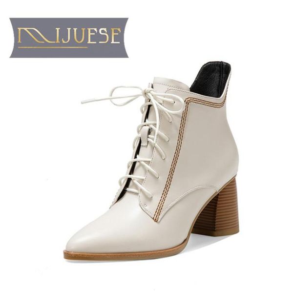 boots mljuese 2021 women ankle cow leather winter short plush pointed toe zipper high heels female size 39, Black
boots mljuese 2021 women ankle cow leather winter short plush pointed toe zipper high heels female size 39, Black