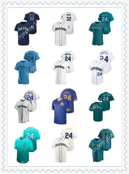 men women youth seattle mariners 24 ken griffey 32 jay bruce #00 player custom jerseys baseball jersey, Black
men women youth seattle mariners 24 ken griffey 32 jay bruce #00 player custom jerseys baseball jersey, Black