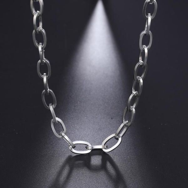 my shape punk necklaces for women stainless steel wide link chain necklace harajuku choker party fashion jewelry diy accessories, Silver
my shape punk necklaces for women stainless steel wide link chain necklace harajuku choker party fashion jewelry diy accessories, Silver