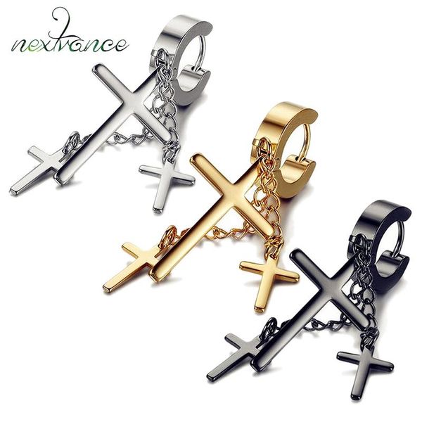 hoop & huggie nextvance cross earrings punk long earring for men women birthday gift hiphop party jewelry dangle drop brinco, Golden;silver
hoop & huggie nextvance cross earrings punk long earring for men women birthday gift hiphop party jewelry dangle drop brinco, Golden;silver