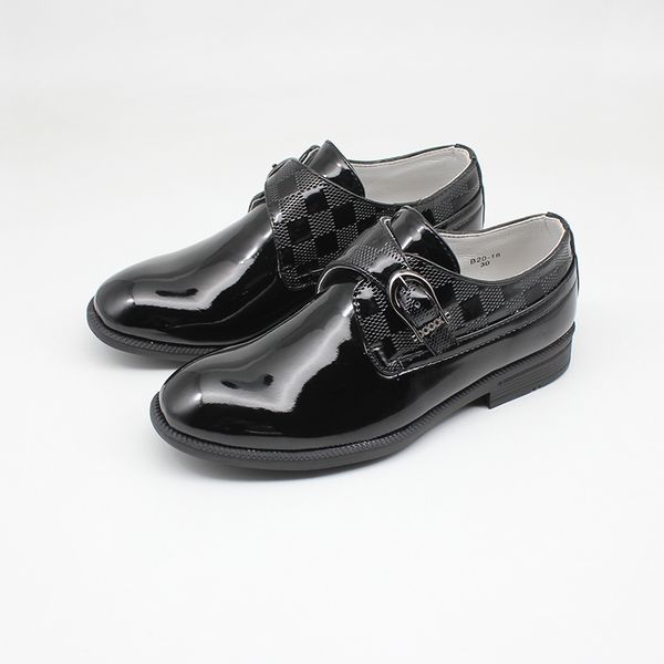 Fashionable And Stylish Shoe Kids Boys Smart Wedding Formal Casual Party Dress Shoes Childrens Patent Leather Shoes Y201028