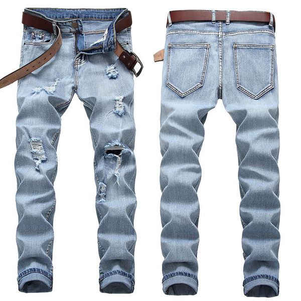 men jeans washed slim jeans men casual pants plus size 28-422021 fashion brand, Blue
men jeans washed slim jeans men casual pants plus size 28-422021 fashion brand, Blue