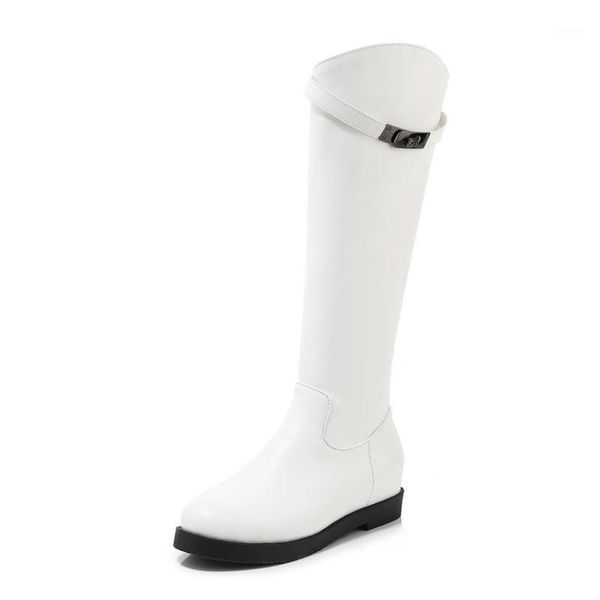 fanyuan zipper thick heel casual women shoes fashion metal buckle knee high boots autumn winter platform long boots size34-431, Black
fanyuan zipper thick heel casual women shoes fashion metal buckle knee high boots autumn winter platform long boots size34-431, Black
