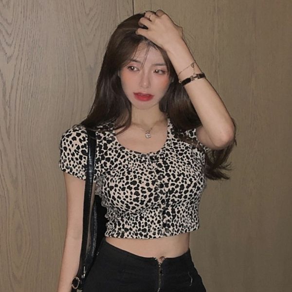 blue fairy summer net red one breasted crew neck open navel coat t-shirt leopard short slim cardigan short sleeve t-shirt byp6w, White
blue fairy summer net red one breasted crew neck open navel coat t-shirt leopard short slim cardigan short sleeve t-shirt byp6w, White