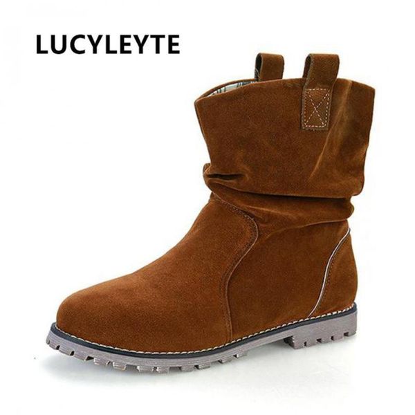 2020 autumn and winter new women's short boots botas mujer round head pleated boot flat boots large size women's shoes, Black
2020 autumn and winter new women's short boots botas mujer round head pleated boot flat boots large size women's shoes, Black
