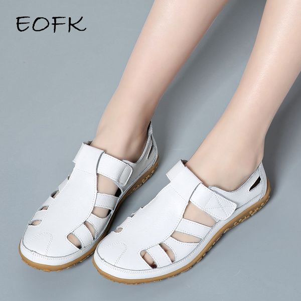 eofk new fashion summer women gladiator sandals ladies hollow casual comfortable soft bottom genuine leather flat beach sandals, Black
eofk new fashion summer women gladiator sandals ladies hollow casual comfortable soft bottom genuine leather flat beach sandals, Black