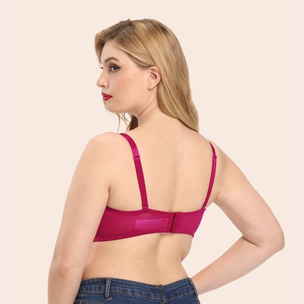 New Sexy Strapless Bra Plus Size Underwire Push Up Thin Cup Lace Red Black Bra Silicon Non-slip Women Invisible Brassiere 95 D, Burgundy
New Sexy Strapless Bra Plus Size Underwire Push Up Thin Cup Lace Red Black Bra Silicon Non-slip Women Invisible Brassiere 95 D, Burgundy