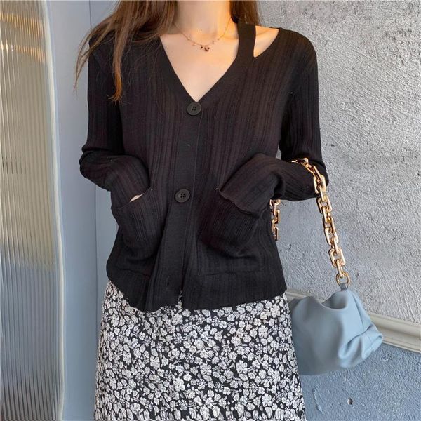 v collar off-shoulder sweater cardigan coat women's knitwear autumn and winter new year long sleeve all-matching outerwear, White
v collar off-shoulder sweater cardigan coat women's knitwear autumn and winter new year long sleeve all-matching outerwear, White