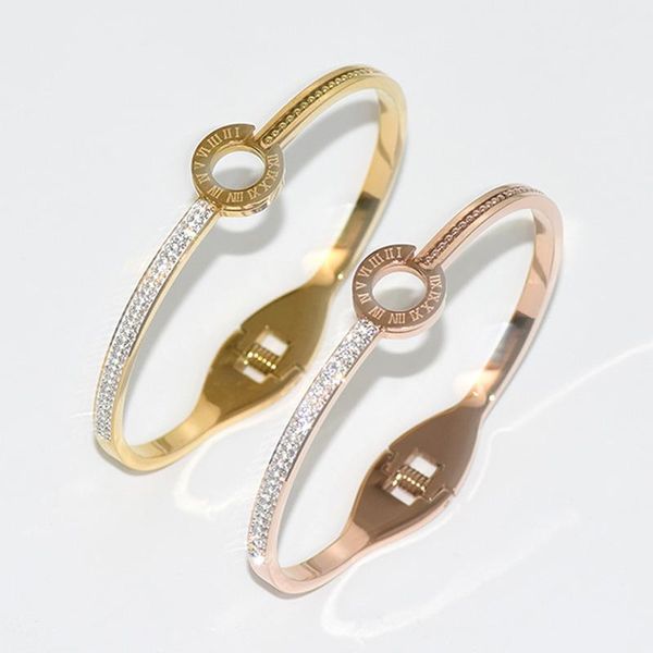 bangle oufei fashion crystal bracelet bangles stainless steel rose gold jewelry womens gifts digital rhinestones bead1, Black
bangle oufei fashion crystal bracelet bangles stainless steel rose gold jewelry womens gifts digital rhinestones bead1, Black
