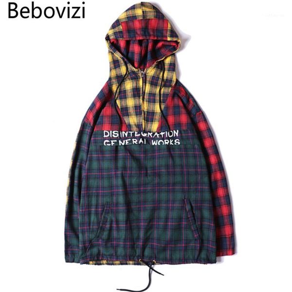 bebovizi brand fashion autumn hip hop streetwear male patchwork hoodies plaid sweatshirts loose pullover hooded clothes girls1, Black
bebovizi brand fashion autumn hip hop streetwear male patchwork hoodies plaid sweatshirts loose pullover hooded clothes girls1, Black
