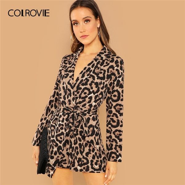 colrovie knot leopard print elegant jumpsuit romper women clothes autumn office long sleeve playsuit ladies jumpsuits y200422, Black;white
colrovie knot leopard print elegant jumpsuit romper women clothes autumn office long sleeve playsuit ladies jumpsuits y200422, Black;white
